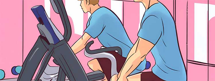 man exercising