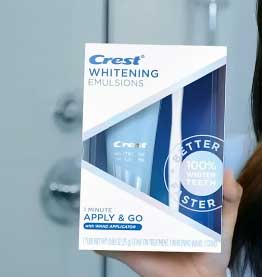 Crest Whitening Emulsions