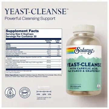 Solaray Yeast Cleanse 