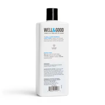 well & good dog shampoo