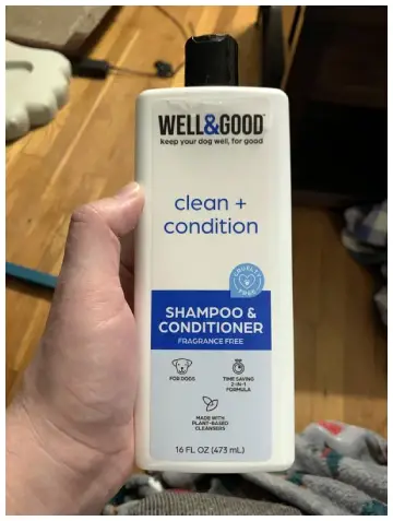 well & good dog shampoo 