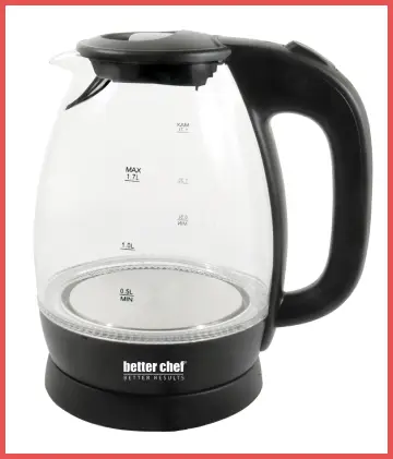 Better Chef Glass Electric Kettle 