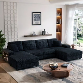 Macy's 4 Seats Modular Sectional Sofa