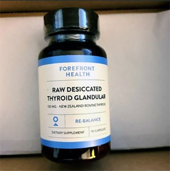 Forefront Health Raw Desiccated Thyroid