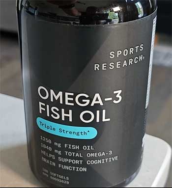Sports Research Omega-3 Fish Oil