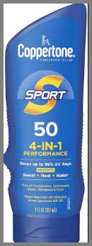 Coppertone Sport Sunscreen Lotion Spf 50