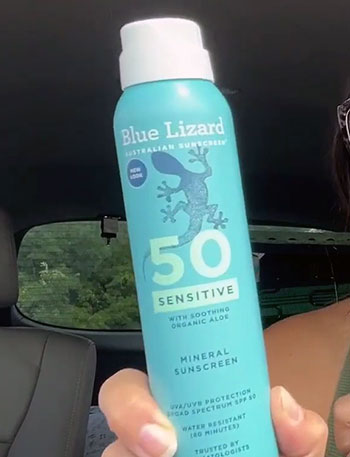 Blue Lizard Spray Sunscreen