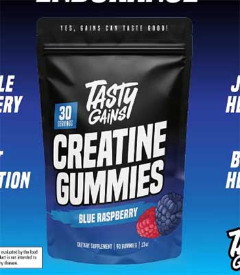 Tasty Gains Creatine Gummies
