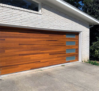 CHI Cedar Plank Garage Door