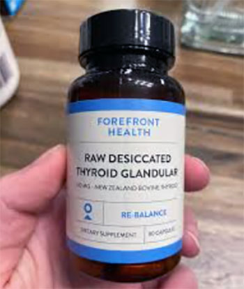 Forefront Health Raw Desiccated Thyroid
