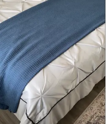 Whisper Organics Organic Cotton Woven Blanket 