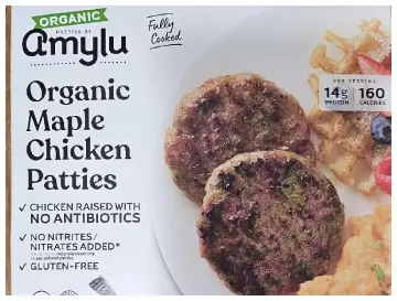 Amylu Maple Chicken Patties 
