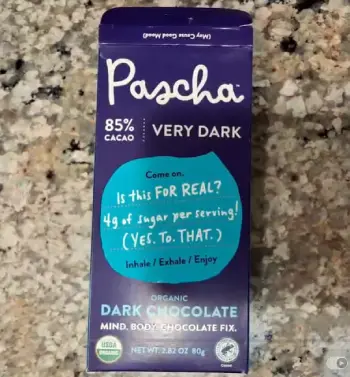 Pascha Organic Dark Chocolate Bar 