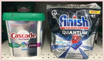 Cascade Vs. Finish Dishwasher Pods