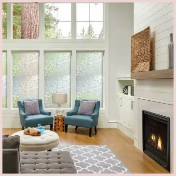 Roommates Etched Glass Window Film