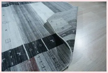 Gabbeh Grey Flatwoven Rug