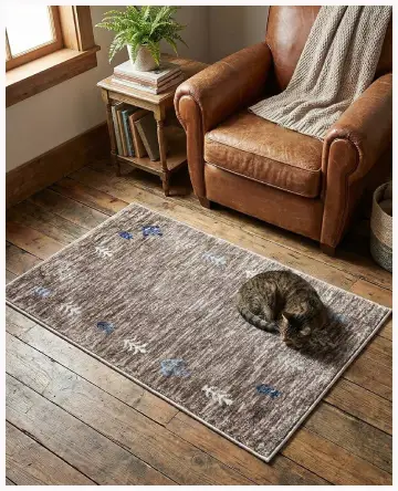 Gabbeh Grey Flatwoven Rug