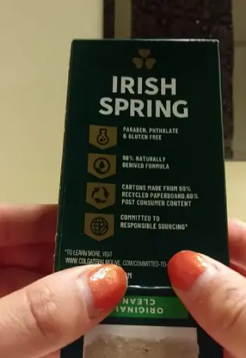 Irish Spring Deodorant Bar Soap Original