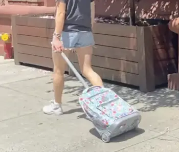 J World Sunny Rolling Backpack