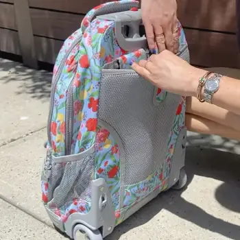 J World Sunny Rolling Backpack