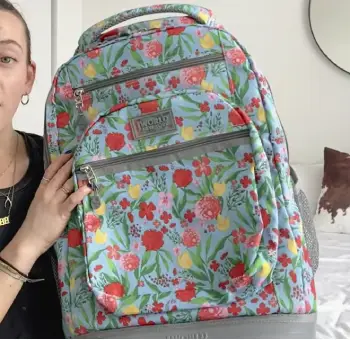 J World Sunny Rolling Backpack