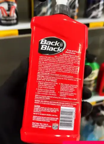 Mother's Back To Black Trim Plastic Restorer