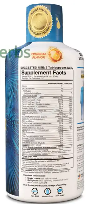 Tropical Oasis Vitamins 