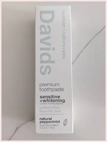 David’s Sensitive & Whitening Toothpaste