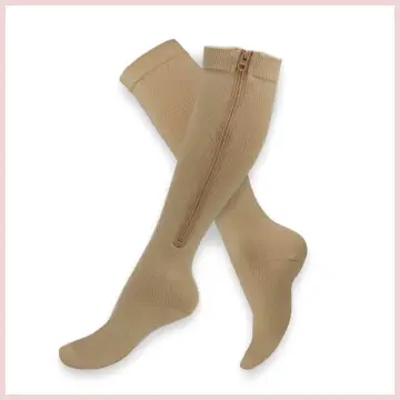 Hykle Compression Stockings With Zipper  