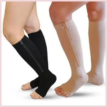 Hykle Compression Stockings With Zipper 